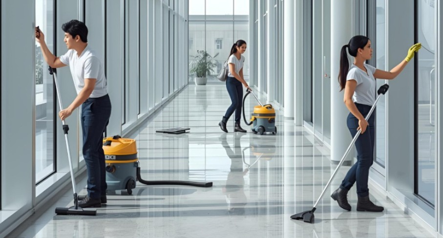 Professionelle Gebäudereinigung in Niedersachsen - Unterhaltsreinigung für Büros